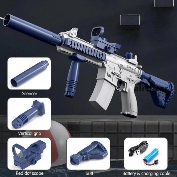 Водяний автомат електричний акумуляторний Water Gun M416