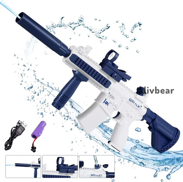 Водяний автомат електричний акумуляторний Water Gun M416