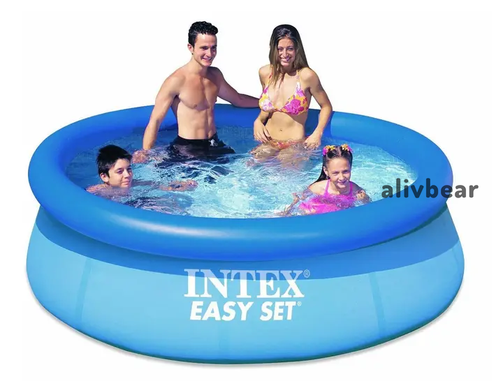 Надувний безкаркасний круглий басейн Intex 28132 (366-76см, 5621 л, фільтр-насос 230V)