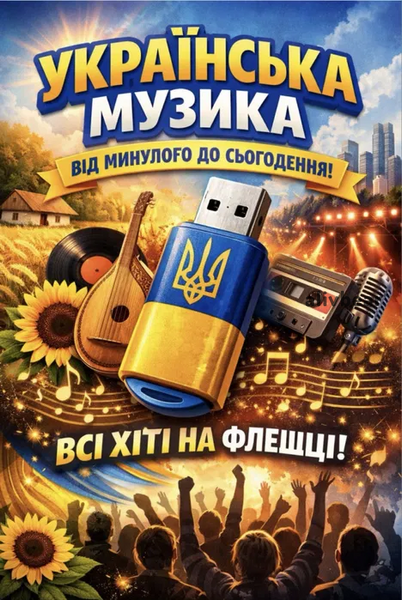 USB-флешка з підбіркою українських хітів