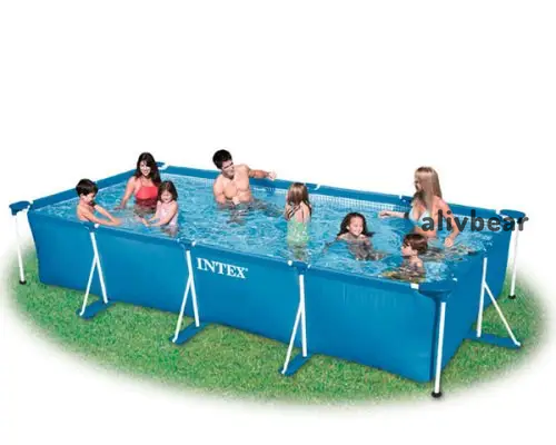 Каркасний сімейний прямокутний басейн Intex "Mini Frame Pool" 28274 7127л