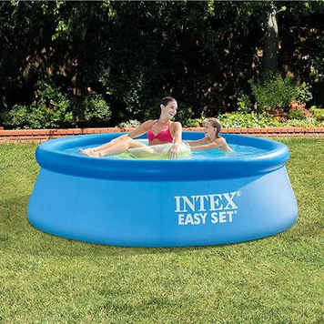 Надувний сімейний басейн фільтр-насос у комплекті 305*61см Intex 28118 3077л (IGR24)